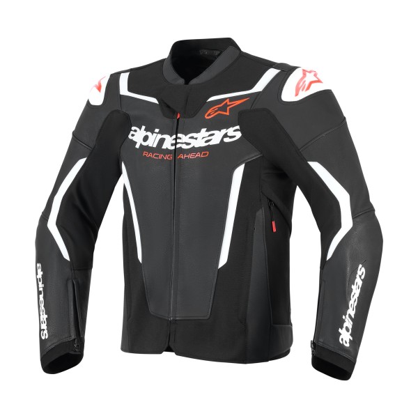 Alpinestars Alpienstars gp force v2 leather jacket black white
